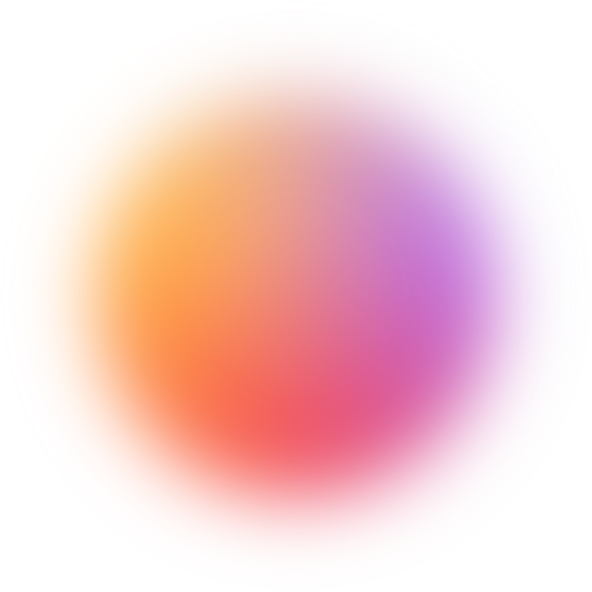 Gradient Blurred Circle